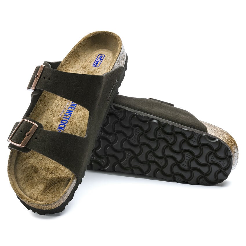 BIRKENSTOCK Arizona Soft Footbed Suede Unisex Sandals Mocha Size 0951311 0951313 Image 4