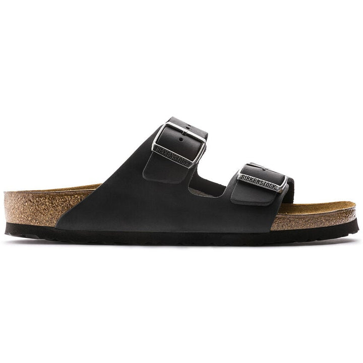 BIRKENSTOCK Unisex Arizona Black Oiled Leather - 0552111 and 0552113 BLACK Image 3