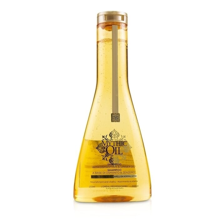 LOreal - Professionnel Mythic Oil Shampoo with Osmanthus and Ginger Oil (Normal to Fine Hair)(250ml/8.5oz) Image 1