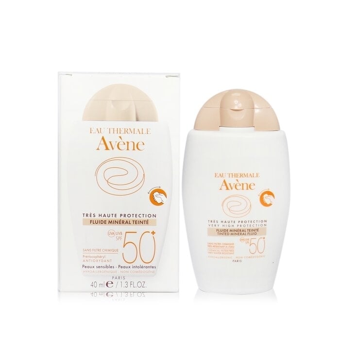 Avene - Very High Protection Tinted Mineral Fluid SPF 50+ - For Sensitive and Intolerant Skin(40ml/1.3oz) Image 4