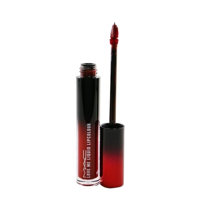 MAC - Love Me Liquid Lipcolour - 493 E For Effortless (Deep Burgundy Red)(3.1ml/0.1oz) Image 1