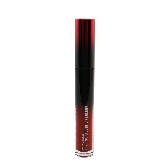 MAC - Love Me Liquid Lipcolour - 493 E For Effortless (Deep Burgundy Red)(3.1ml/0.1oz) Image 3