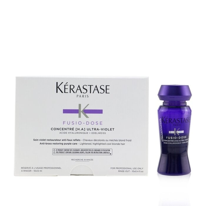 Kerastase - Fusio-Dose Concentre H.A Ultra-Violet (For LightenedHighlighted Cool Blonde Hair)(10x12ml/0.4oz) Image 2
