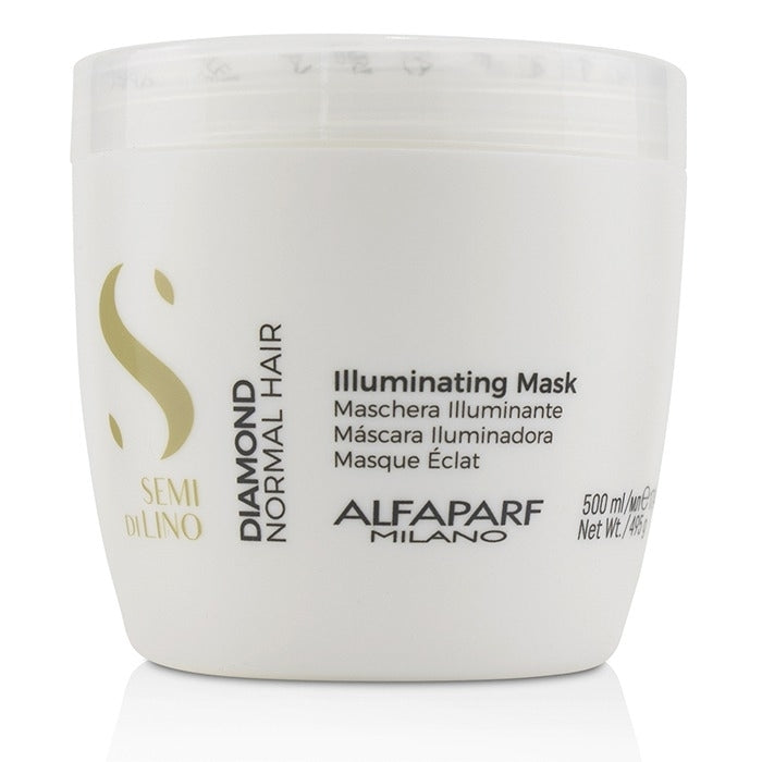 AlfaParf - Semi Di Lino Diamond Illuminating Mask (Normal Hair)(500ml/17.4oz) Image 1