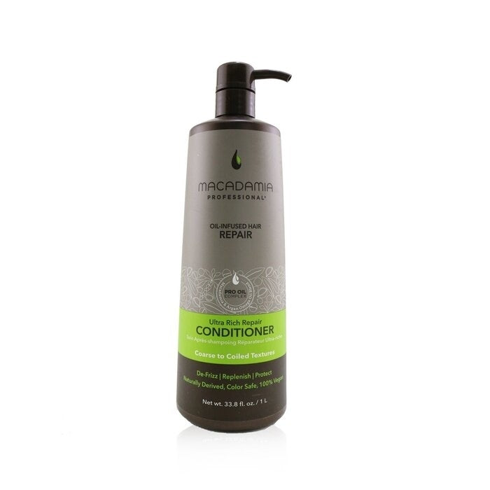 Macadamia Natural Oil - Professional Ultra Rich Repair Conditioner (Coarse to Coiled Textures)(1000ml/33.8oz) Image 1