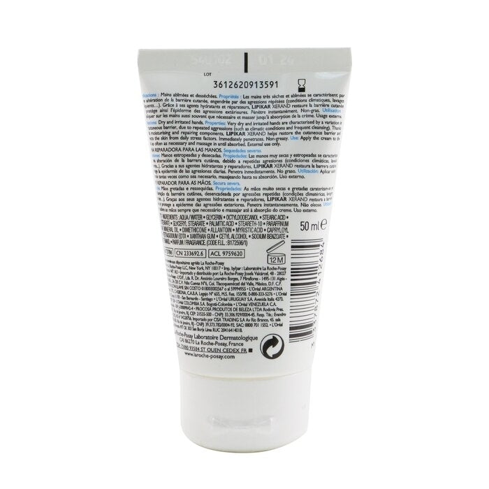 La Roche Posay - Lipikar Xerand Hand Repair Cream (Severely Dry Skin)(50ml/1.69oz) Image 3