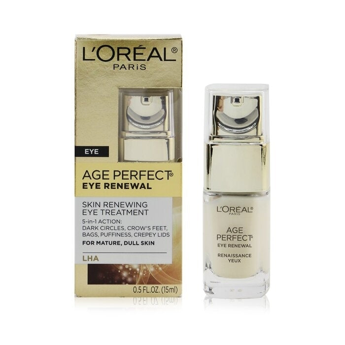 LOreal - Age Perfect Eye Renewal - Skin Renewing Eye Treatment - For Mature Dull Skin(15ml/0.5oz) Image 2