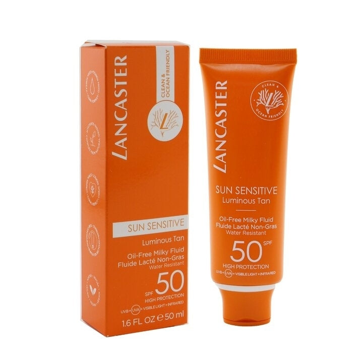 Lancaster - Sun Sensitive Luminous Tan - Oil-Free Milky Fluid SPF50(50ml/1.6oz) Image 2