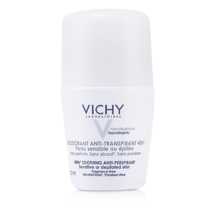 Vichy - 48Hr Soothing Anti-Perspirant Roll-On (For Sensitive / Depilated Skin)(50ml/1.69oz) Image 2