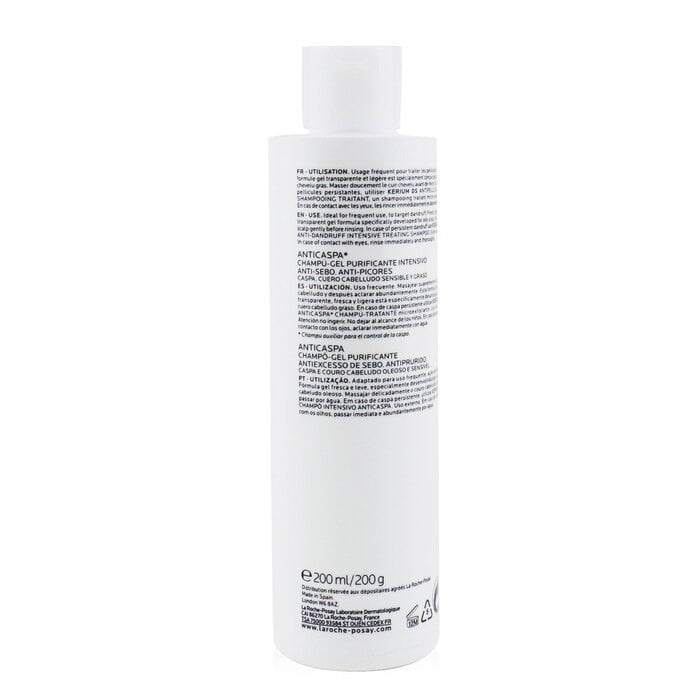 La Roche Posay - Kerium Anti-Dandruff Micro-Exfoliating LHA Gel Shampoo (For Oily Scalp)(200ml/6.7oz) Image 3