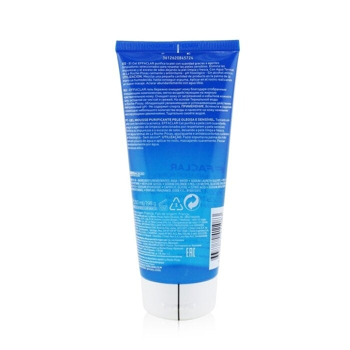 La Roche Posay - Effaclar Purifying Foaming Gel(200ml/6.76oz) Image 3