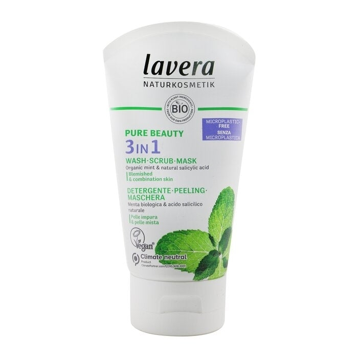 Lavera - Pure Beauty 3 In 1 WashScrubMask - For Blemished and Combination Skin(125ml/4oz) Image 1