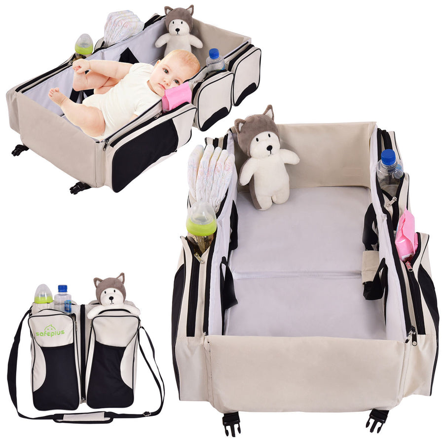 3 in 1 Portable Infant Baby Diaper Bag Changing Station Nappy Travel Image 1