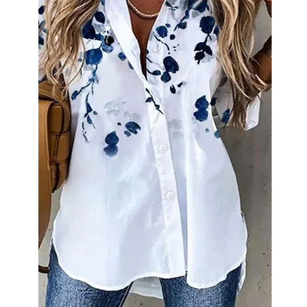 Holiday Floral-Print Shirts and Tops Image 2