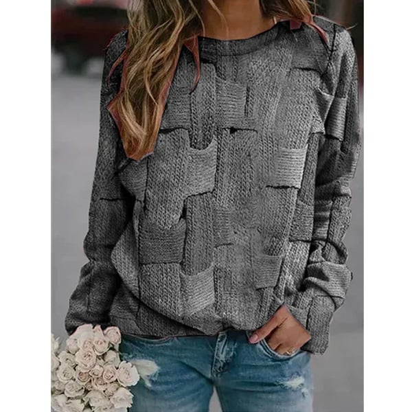 Hot Fashion Shift Long Sleeve Printing Sweatshirt Image 4