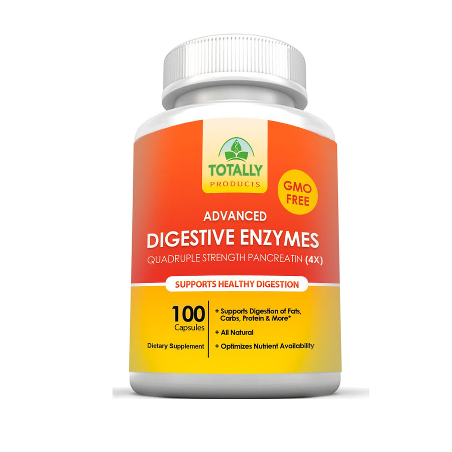 Totally Products Advanced Digestive Enzymes 100 Count Dietary Supplement Image 1