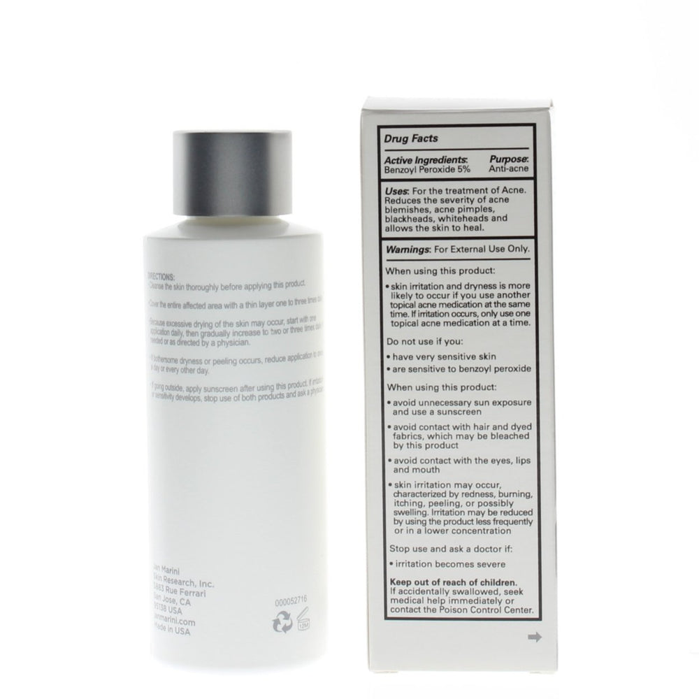 Jan Marini Benzoyl Peroxide Acne Treatment Lotion 5% 4oz Hydrating Formula Image 2