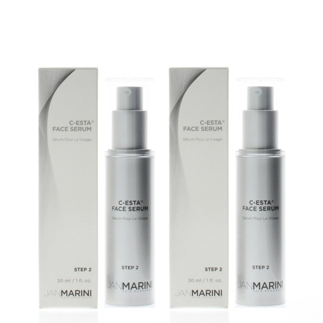 Jan Marini C-Esta Face Serum 1oz 2 Pack Vitamin C DMAE Anti-Aging Skincare Image 1