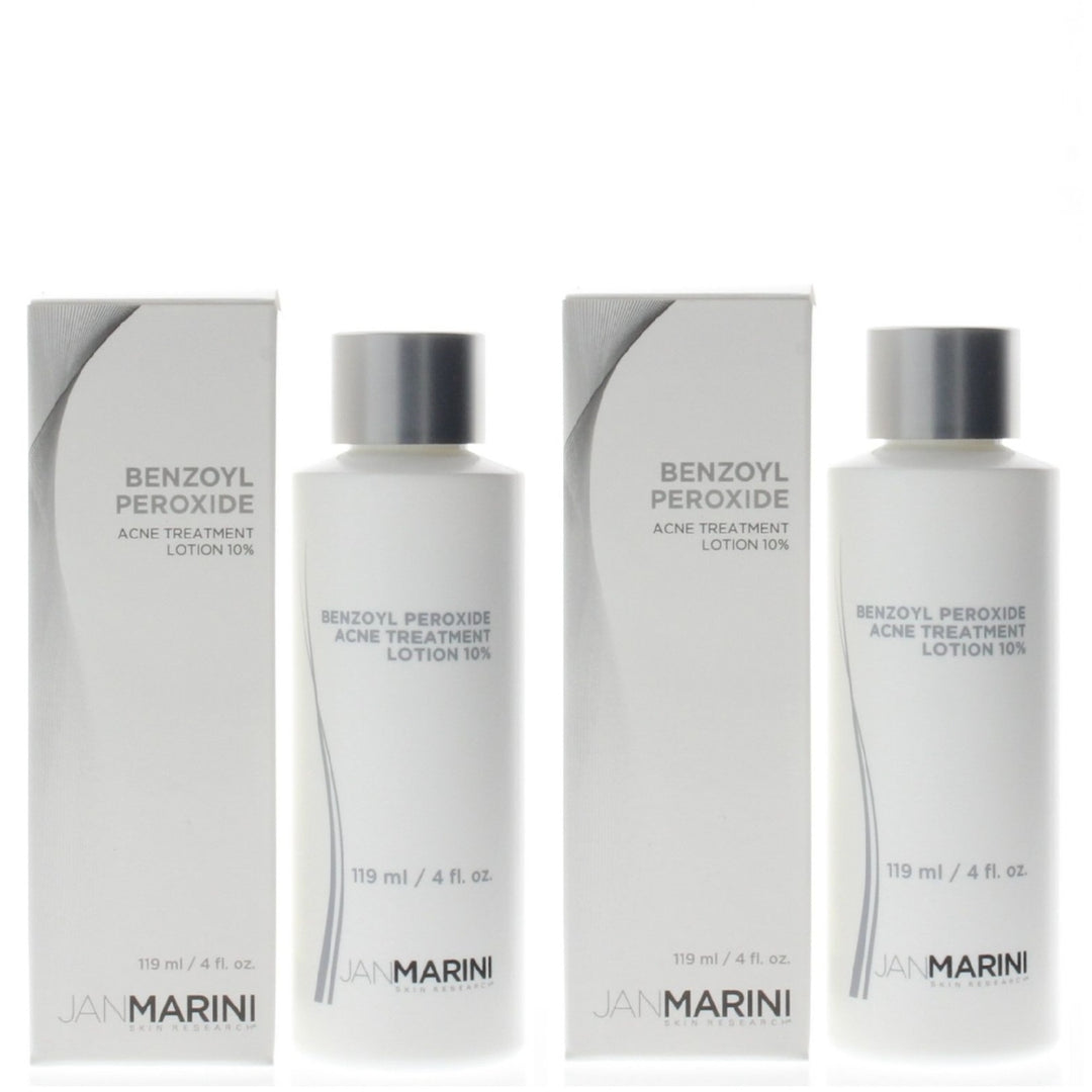 Jan Marini Benzoyl Peroxide Acne Treatment Lotion 10% 4oz 2 Pack BPO Image 1