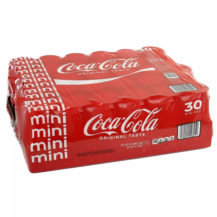 Coca-Cola Mini Cans8 Fluid Ounce (Pack of 30) Image 1