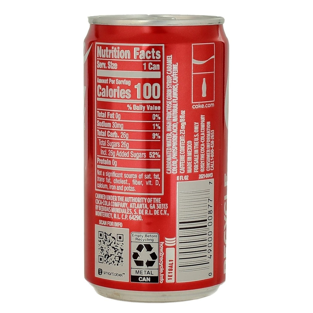 Coca-Cola Mini Cans8 Fluid Ounce (Pack of 30) Image 4