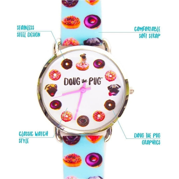 Doug The Pug Collector Watch Dog Lovers Unisex Analog Limited Edition Mighty Mojo Image 4