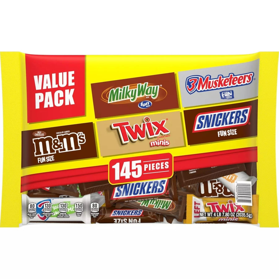 M&M'S, Twix and More Chocolate Candy Variety Pack, 145 Pieces (71.8 Ounce) Image 1