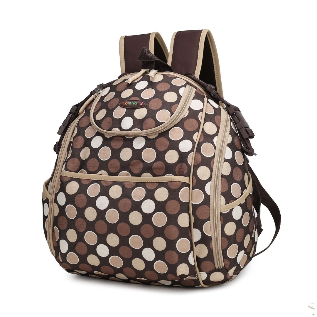 MKF Collection Colorland Multi-Functional Shoulder Bag Large Backpack with Multi-Pockets by Mia K. Image 2