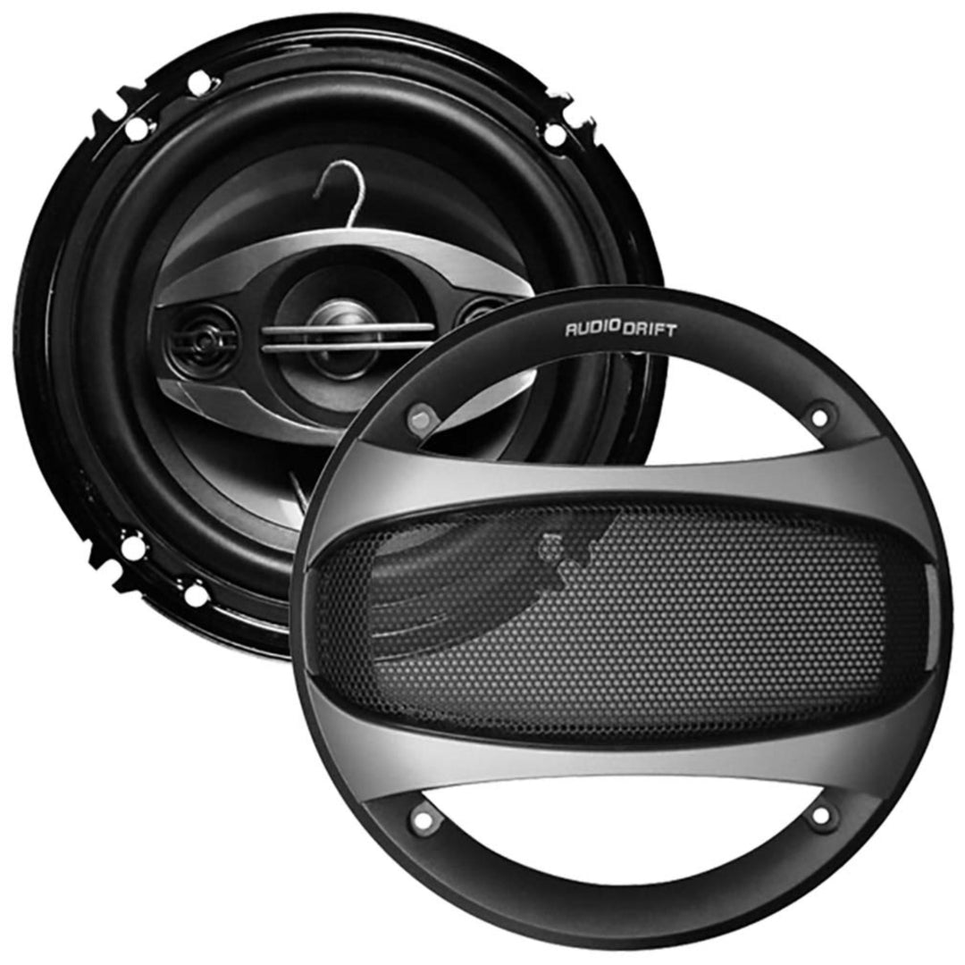 Audiodrift 6.5 Inch 4-Way Car Speaker Pair 350W 175W RMS Model DSA1683S Image 1