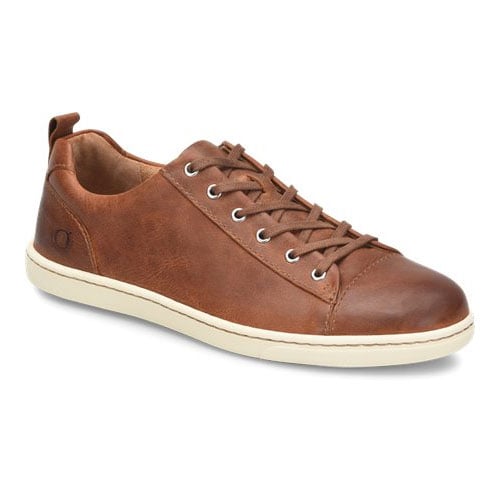 Born Mens Allegheny Tan (British Tan) Leather Sneaker - H58816 8 TAN (BRITISH TAN) FG Image 1