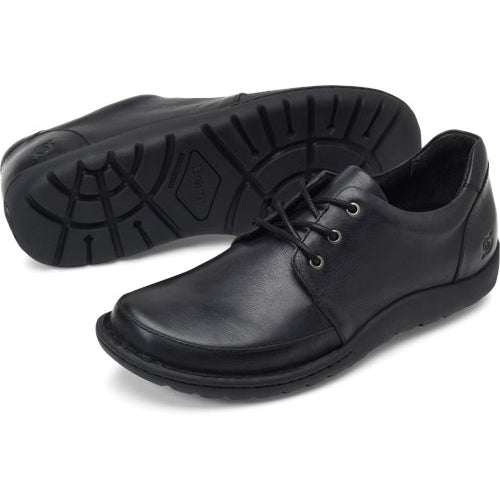 Born Mens Nigel 3-Eye Oxford Black Full Grain - H65603 8 BLACK F/G Image 4