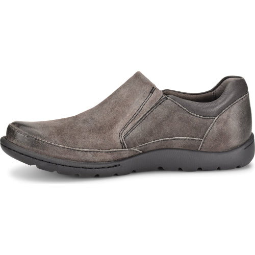 Born Mens Nigel Slip On Grey Combo Suede - H48222 GREY/GREY COMBO Image 2