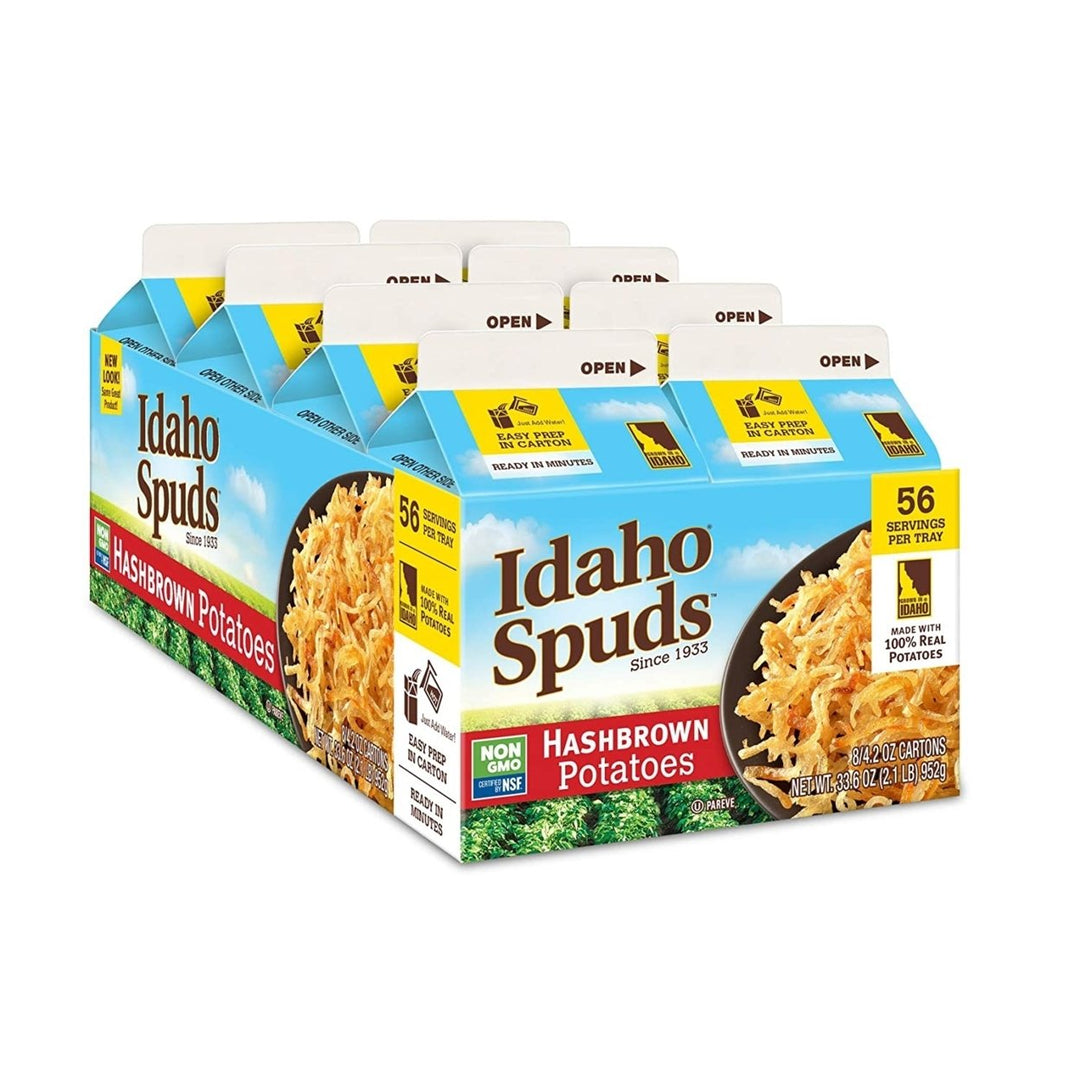 Idaho Spuds Hashbrown Potatoes 4.2 Ounce (Pack of 8) Image 1