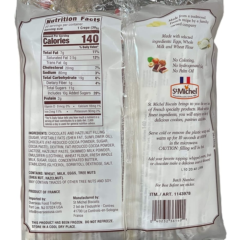 St. Michel Chocolate French Crepes 21.2 Ounce (20 Count) Image 2