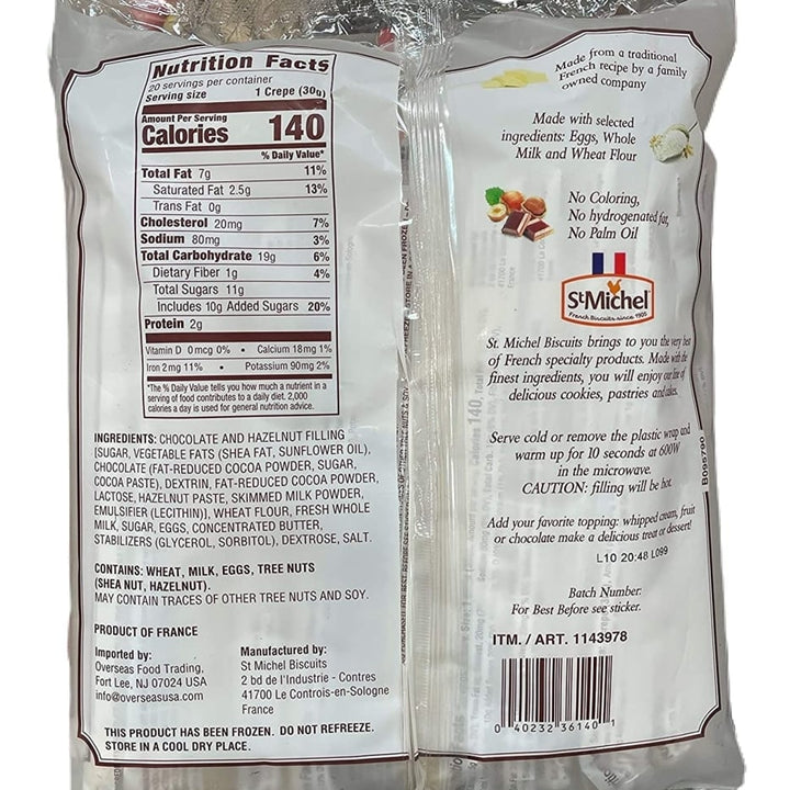 St. Michel Chocolate French Crepes 21.2 Ounce (20 Count) Image 2