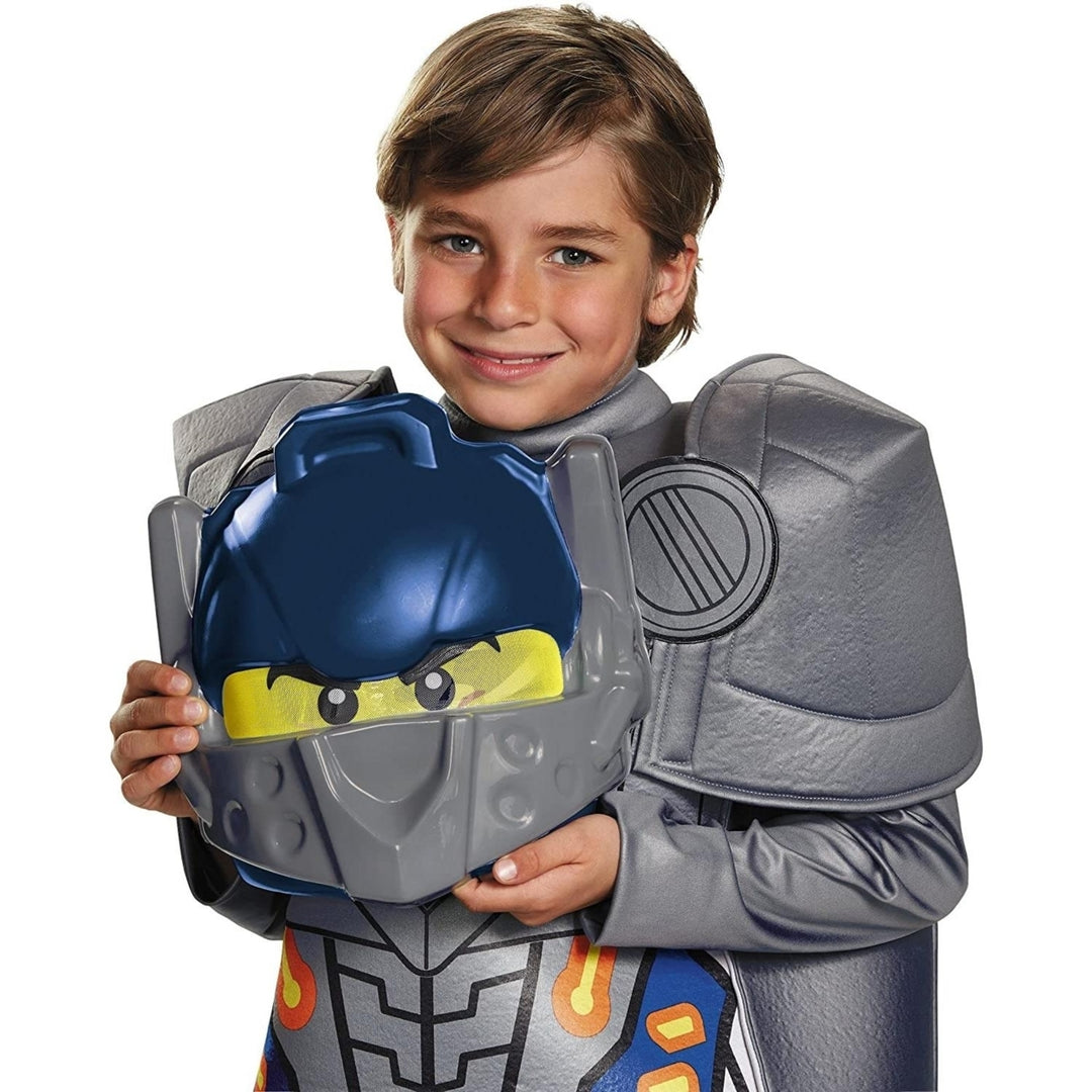 Lego Clay Nexo Knights Deluxe Boys size S 4/6 Costume Shoulder Armor Pants Cartoon Characters Disguise Image 3
