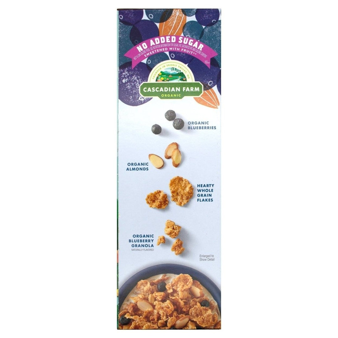 Cascadian Farm Organic Blueberry Almond Crunch Cereal 17 Ounce (Pack of 2) Image 4