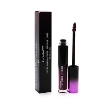 MAC Love Me Liquid Lipcolour -  488 Been There Plum That (Deep Grey Purple) 3.1ml/0.1oz Image 3