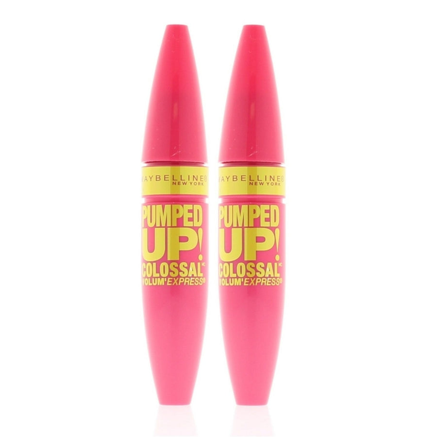 Maybelline VolumExpress Pumped Up! Colossal Mascara 214 Glam Black 9.7ml/0.33oz (2 Pack) Image 1