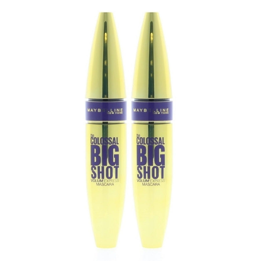 Maybelline Volum'Express The Colossal Big Shot Mascara Very Black 9.5ml (2 Pack) Image 1