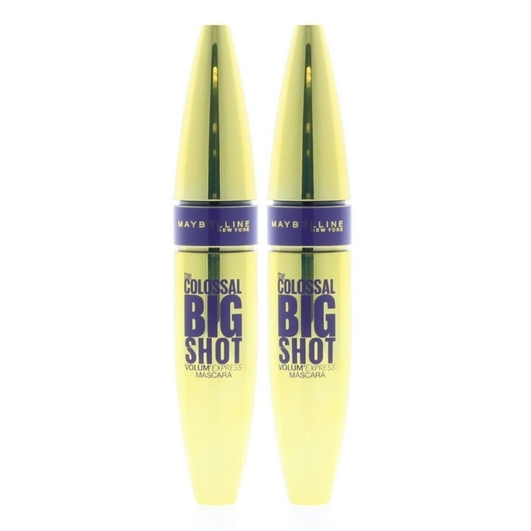 Maybelline VolumExpress The Colossal Big Shot Mascara Very Black 9.5ml 2 Pack Image 1