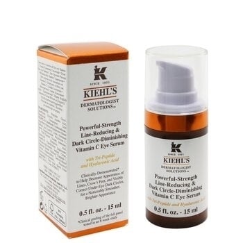 Kiehls Dermatologist Solutions Powerful-Strength Line-Reducing and Dark Circle-Diminishing Vitamin C Eye Serum Image 2