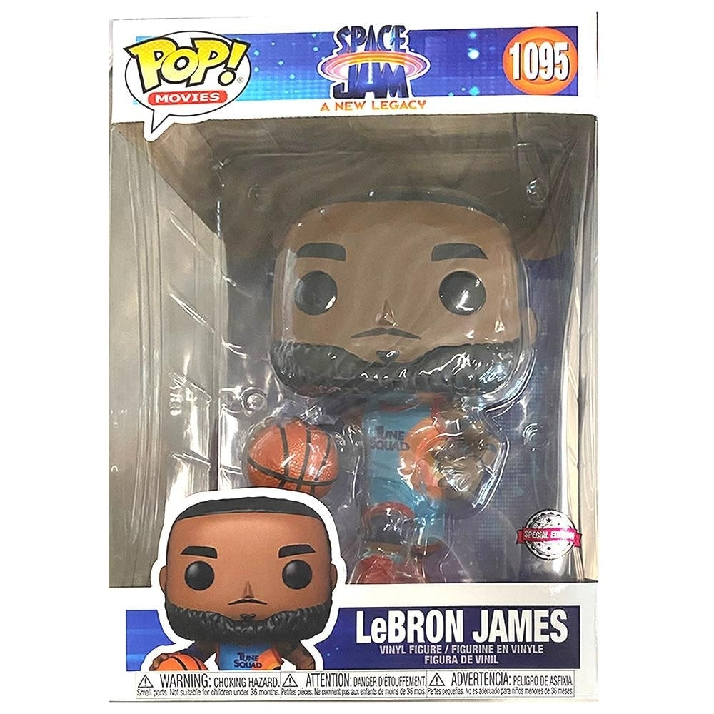 Funko Pop LeBron James Space Jam Legacy Jumbo 10" Figure Model 1095 Image 2