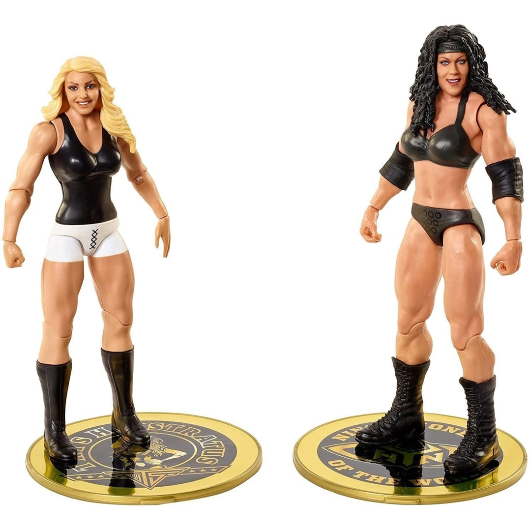 WWE Chyna vs Trish Stratus Championship Showdown Side Plate Wrestling Figures Mattel Image 3