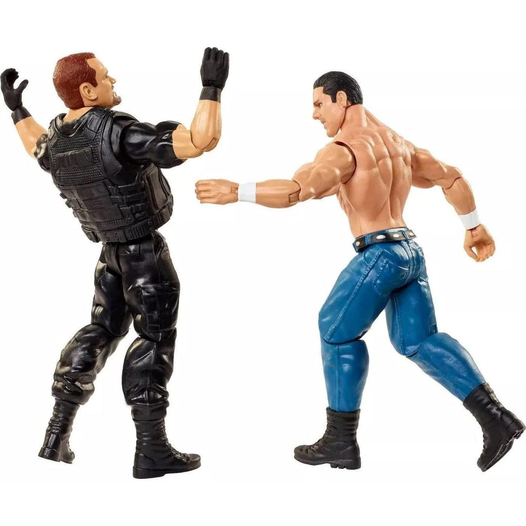 WWE British Bulldog vs Big Boss Man Championship Showdown Side Plate Figures Mattel Image 3