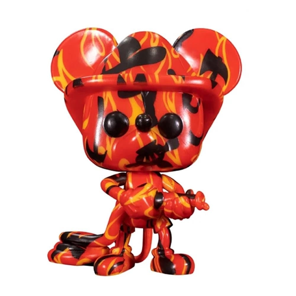 Funko Artist Series Firefighter Mickey Special Edition Red Figure Disney Image 2