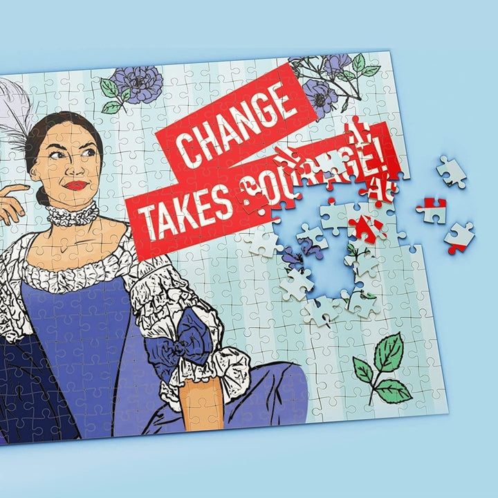 Mighty Mojo Alexandria Ocasio-Cortez AOC Puzzle 500pcs Women in Power Design Image 3