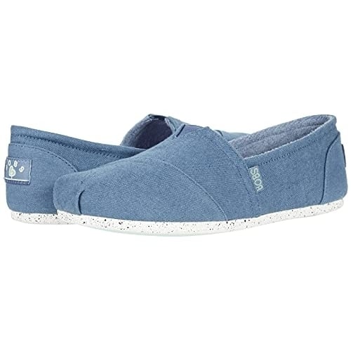 Skechers Womens BOBS Plush - Natures Kiss Slip-On Blue - 113531-BLU BLUE Image 4