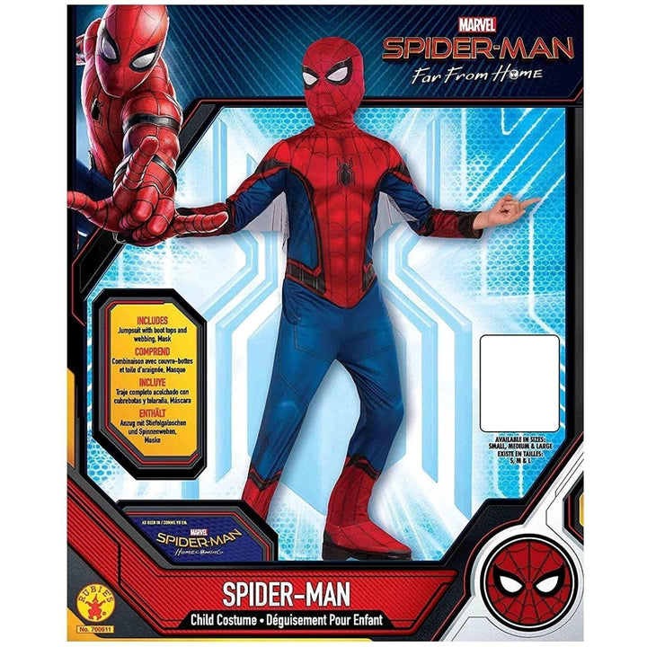 Spider-Man Boys Size L 12/14 Costume Far from Home Marvel Avengers Rubies Image 3