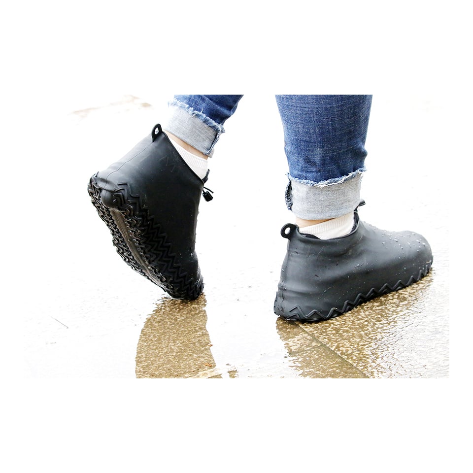 EI Contente Eira Waterproof Silicone Shoe Covers - Black S Image 3